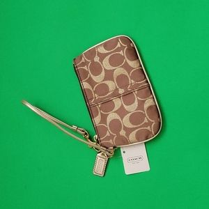Coach Signature Skinny Wristlet